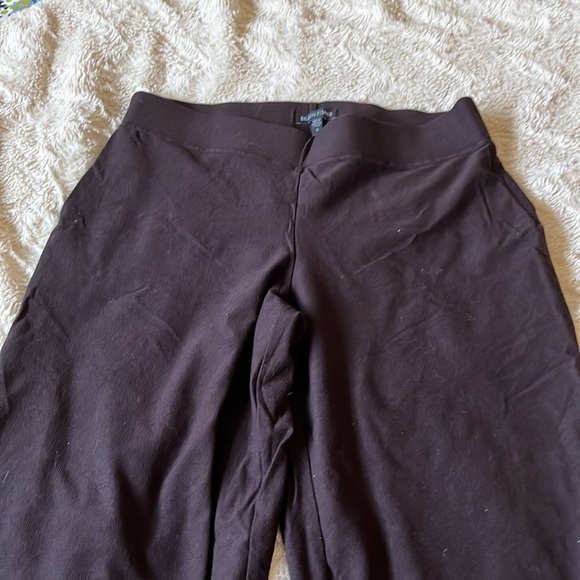 Eileen Fisher Plum Color Straight Leg Pull On Pants Size S - Picture 2 of 6
